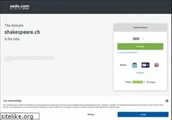 Sites similar to shakespeare.ch