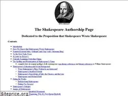 Sites similar to shakespeareauthorship.com