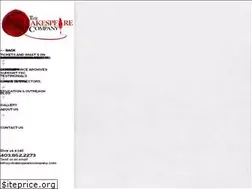 Sites similar to shakespearecompany.com