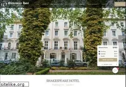Sites similar to shakespearehotel.co.uk