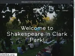 Sites similar to shakespeareinclarkpark.org