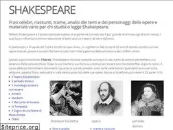 Sites similar to shakespeareinitaly.it