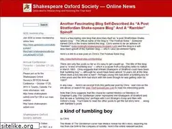 Sites similar to shakespeareoxfordsociety.wordpress.com