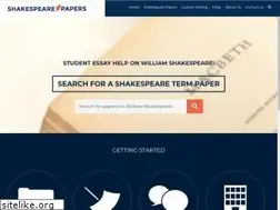 Sites similar to shakespearepapers.com