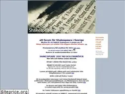 Sites similar to shakespearesallskapet.se