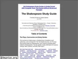 Sites similar to shakespearestudyguide.com