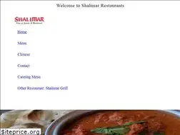 Sites similar to shalimarrestaurants.com