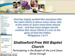Sites similar to shallowfordchurch.com