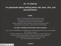Sites similar to shalvah.me