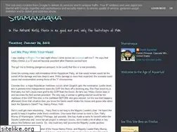 Sites similar to shamanaqua.blogspot.com
