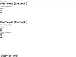 Sites similar to shamelessthebook.com