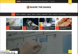 Sites similar to shamethebanks.org