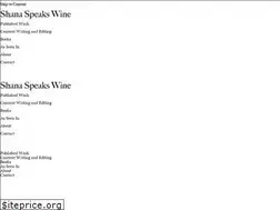 Sites similar to shanaspeakswine.com
