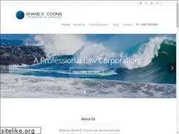 Sites similar to shanecoonslaw.com