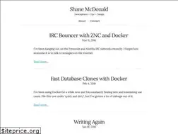 Sites similar to shanemcd.com