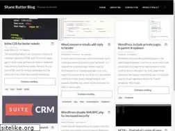 Sites similar to shanerutter.co.uk