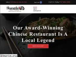 Sites similar to shangrilachineserestaurant.net