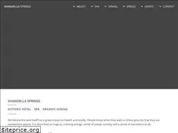 Sites similar to shangrilasprings.com
