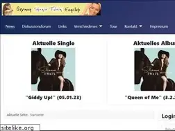 Sites similar to shania-twain-fanclub.de