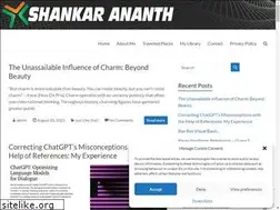 Sites similar to shankarananth.com