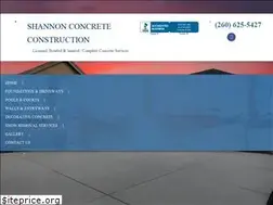 Sites similar to shannonconcrete.com