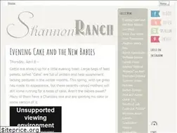 Sites similar to shannonranch.net