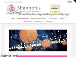 Sites similar to shannonscustomflorals.com