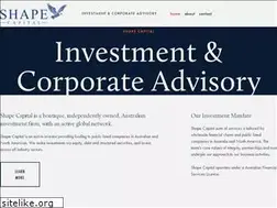 Sites similar to shape.capital