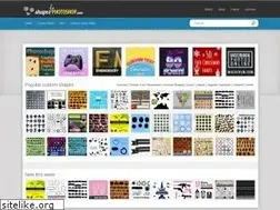 Sites similar to shapesforphotoshop.com