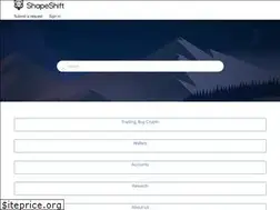Sites similar to shapeshift.zendesk.com