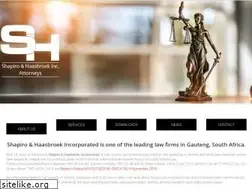 Sites similar to shapirohaasbroek.co.za