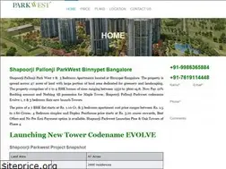 Sites similar to shapoorjiparkwestbangalore.co.in