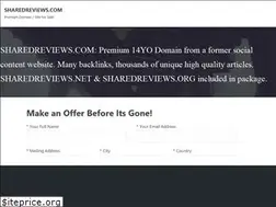Sites similar to sharedreviews.com
