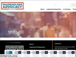 Sites similar to shareholderadvocacyforum.org