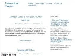 Sites similar to shareholderrespect.org