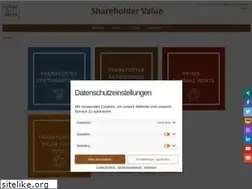 Sites similar to shareholdervalue.de