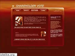 Sites similar to shareholdervote.info