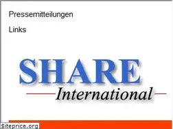 Sites similar to shareinternational-de.org