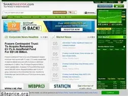 Sites similar to shareinvestor.com.sg