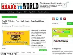 Sites similar to shareinworld.com