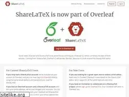 Sites similar to sharelatex.com