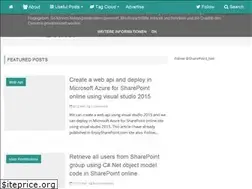 Sites similar to sharepointdotnet.com