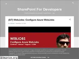 Sites similar to sharepointfordeveloper.blogspot.com