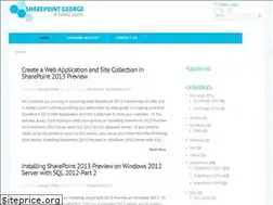 Sites similar to sharepointgeorge.com