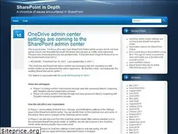 Sites similar to sharepointindepth.com