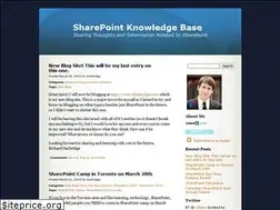 Sites similar to sharepointkb.wordpress.com