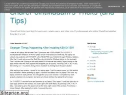 Sites similar to sharepointmadam.blogspot.com