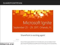 Sites similar to sharepointryan.com
