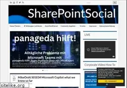 Sites similar to sharepointsocial.de
