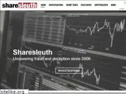 Sites similar to sharesleuth.com